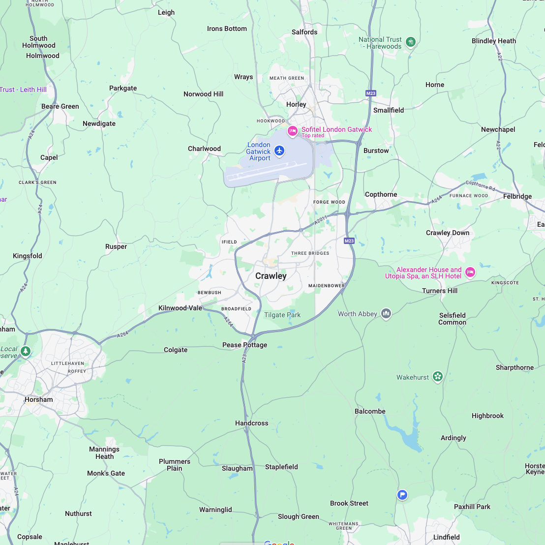 Crawley Map